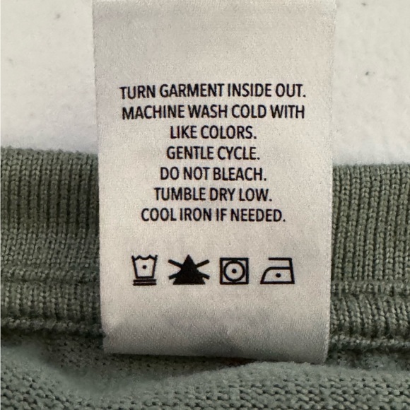 Members Mark Favorite Super Soft Long Sleeve Top in Sage Green Size S - Picture 5 of 5